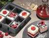 Moule à glaçons en silicone avec couvercle, lot de 2 pièces | APS 36102