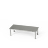 Rehausse de table en acier inoxydable à 4 pieds 60x30x30 cm | FORGAST