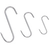 Crochets de boucher en acier inoxydable 160 mm | CONTACTO 485/160