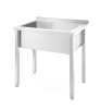 Bac inox 1 cuve Budget Line, prof. 30 cm | HENDI 816707